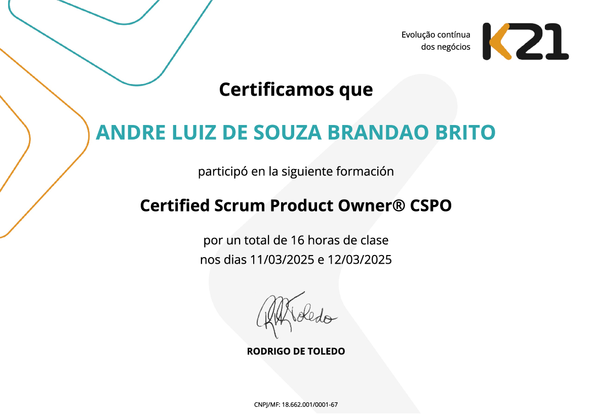 Certificado K21